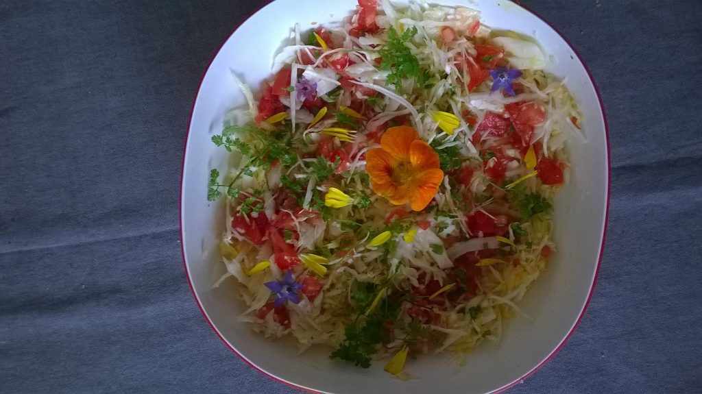 Salade fleurs